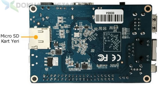 Orange Pi Micro SD Card Slotu