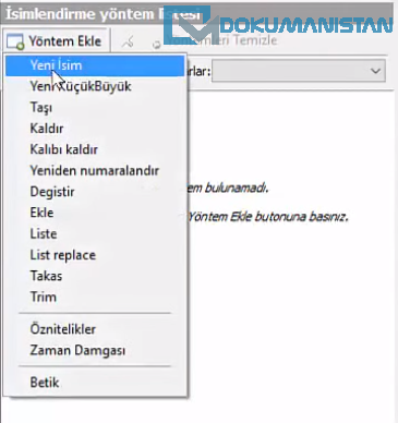 Yöntem Ekle