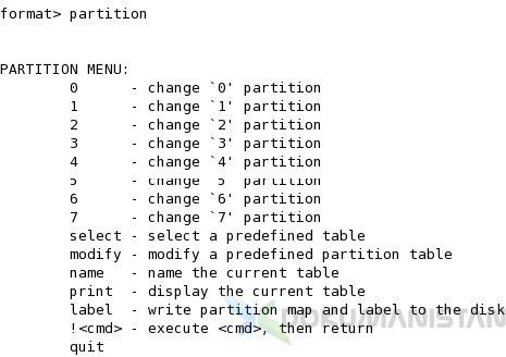 Format Partition
