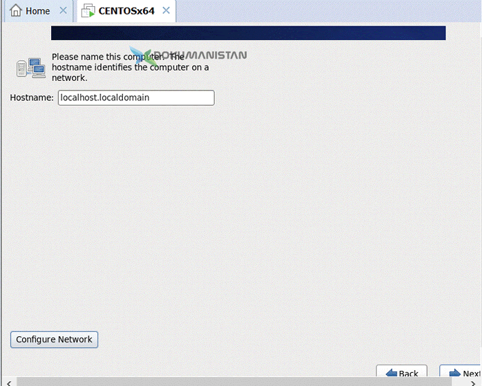 Network Ayarları : The Hostname identifies the computer on a Network
