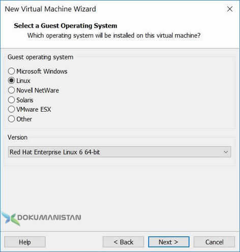 Select a Guest Operating System