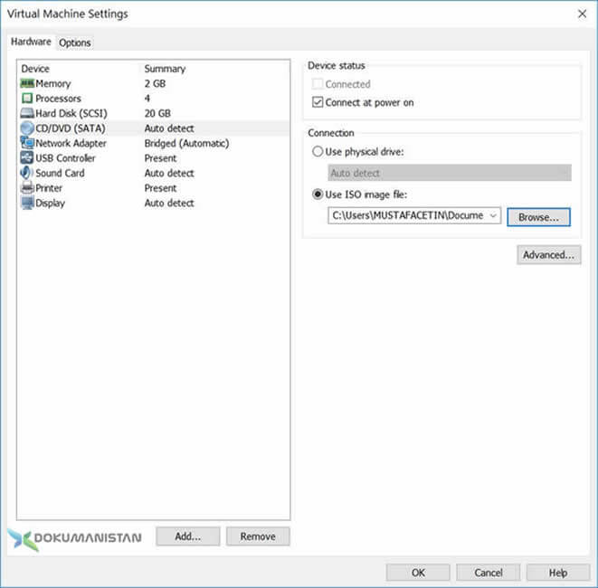 Virtual Machine Settings