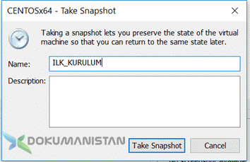 Take Snapshot