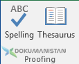 Proofing - Yazım Denetleme