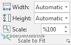Scale to Fit - Sığdırmak için Ölçeklendir