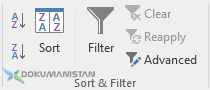 Sort & Filter - Sırala ve Filtre Uygula