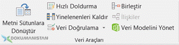 Veri Araçları – Data Tools