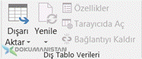 Dış Tablo Verileri – External Table Data
