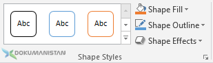 Şekil Stilleri – Shape Styles