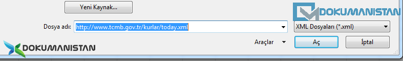 TCMB Kurlar Today XML Veri Al