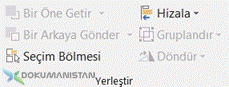 Yerleştir - Arrange