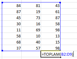 Ad Tanımama kullanmadan Toplam İşlemi
