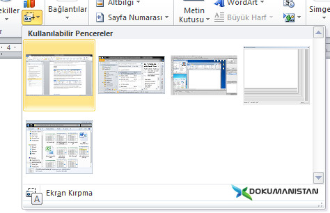Office Ekran Kırpma