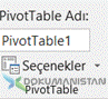Özet Tablo - Pivot Table