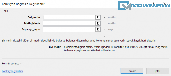 Bul Fonksiyonu