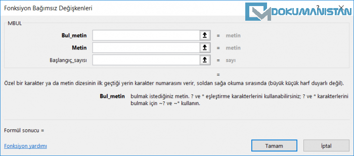 Fonksiyon Parametreleri