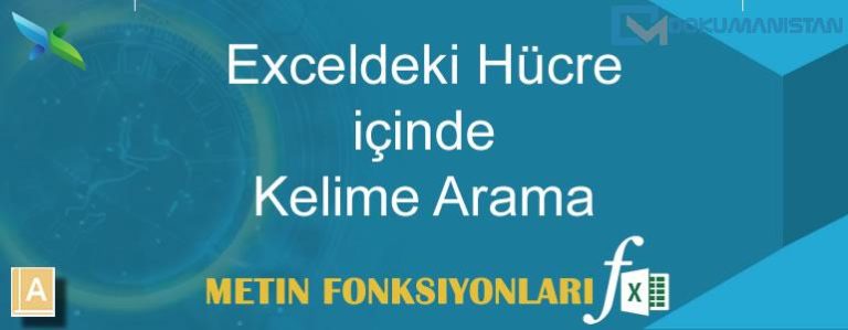 Excelde Kelime Arama Yapmak
