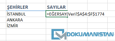 ÖzetTablo Uzun İşlem EĞERSAY Formülü