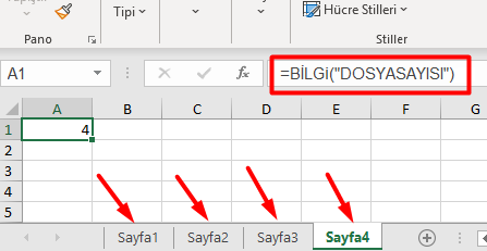 Bilgi Fonksiyonu DOSYASAYISI