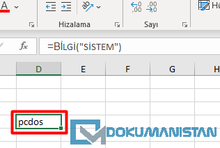 Bilgi Fonksiyonu Sistem