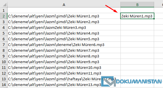 Dosya Path temizleme işlemi