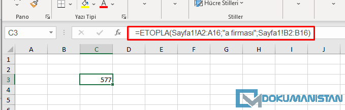 E-Topla ile verilerde işlem yapma