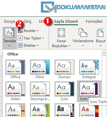 Excel Temalar