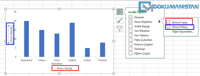Grafik Eksen Başlıkları