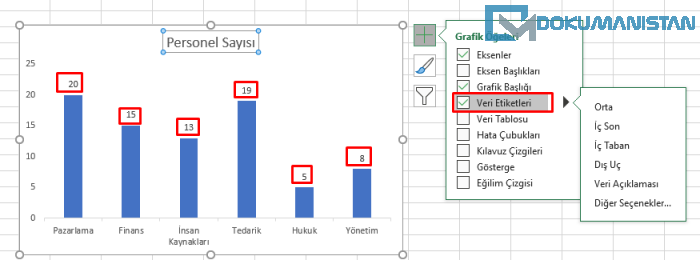 Grafik Veri Etiketleri