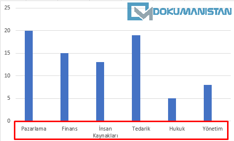 Excel Grafikte Etiket Ekleme