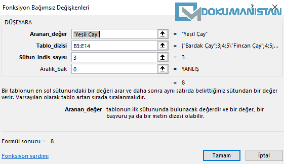 Düşeyara Parametreleri