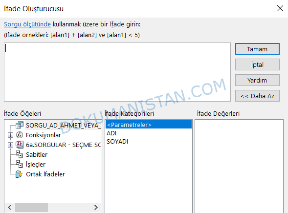 İfade Oluşturucusu