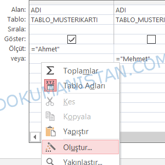İfade Oluşturucusu