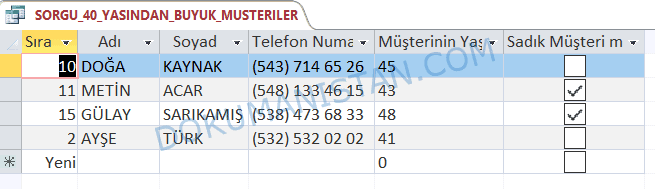 Sorgu Tekrar Çalıştırma