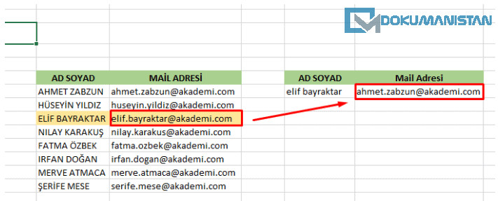 DÜŞEYARA İlk Eşleşmeyi Bulur 2