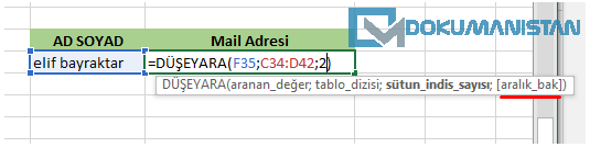 Yaklaşık Eşleşme Kullanır