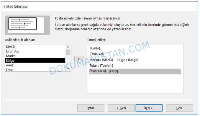 Etiket Sihirbazı Tasarım