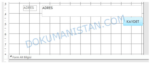 Form Adres Bilgisi
