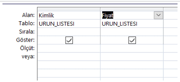 Güncelleme Parametre