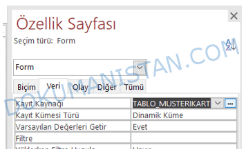 Özellik Sayfası