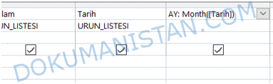 Sorgu Detayı Ay Formülü