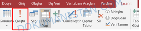 Tablo Yap Çalıştır