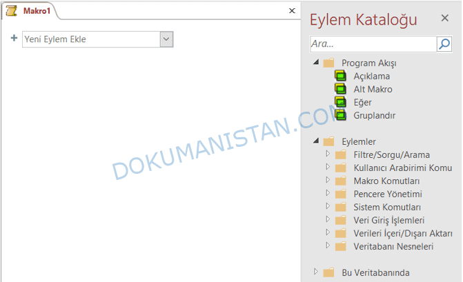 Yeni Makro Kaydı