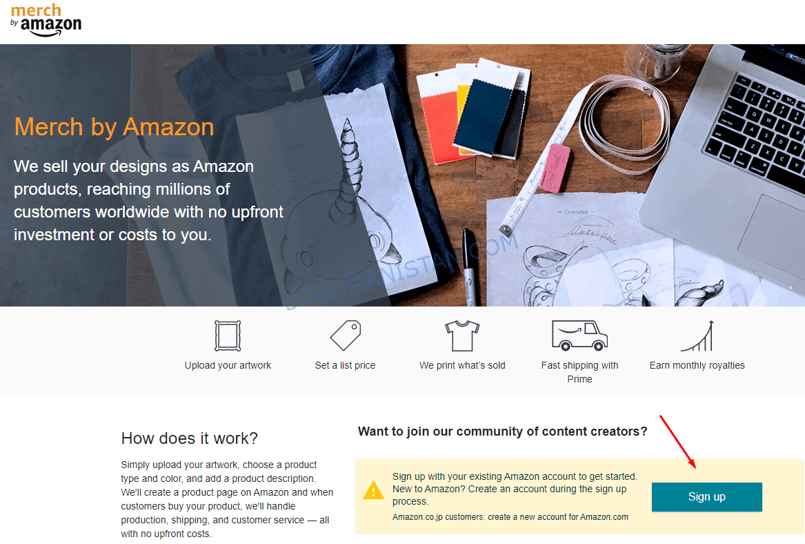 Merch By Amazon Sign Up